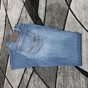 BKE MASON TAPER EMBROIDERED DENIM JEAN